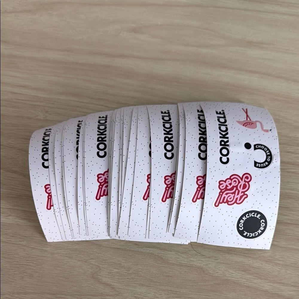 NWT Corkcicle Logo Stickers 25